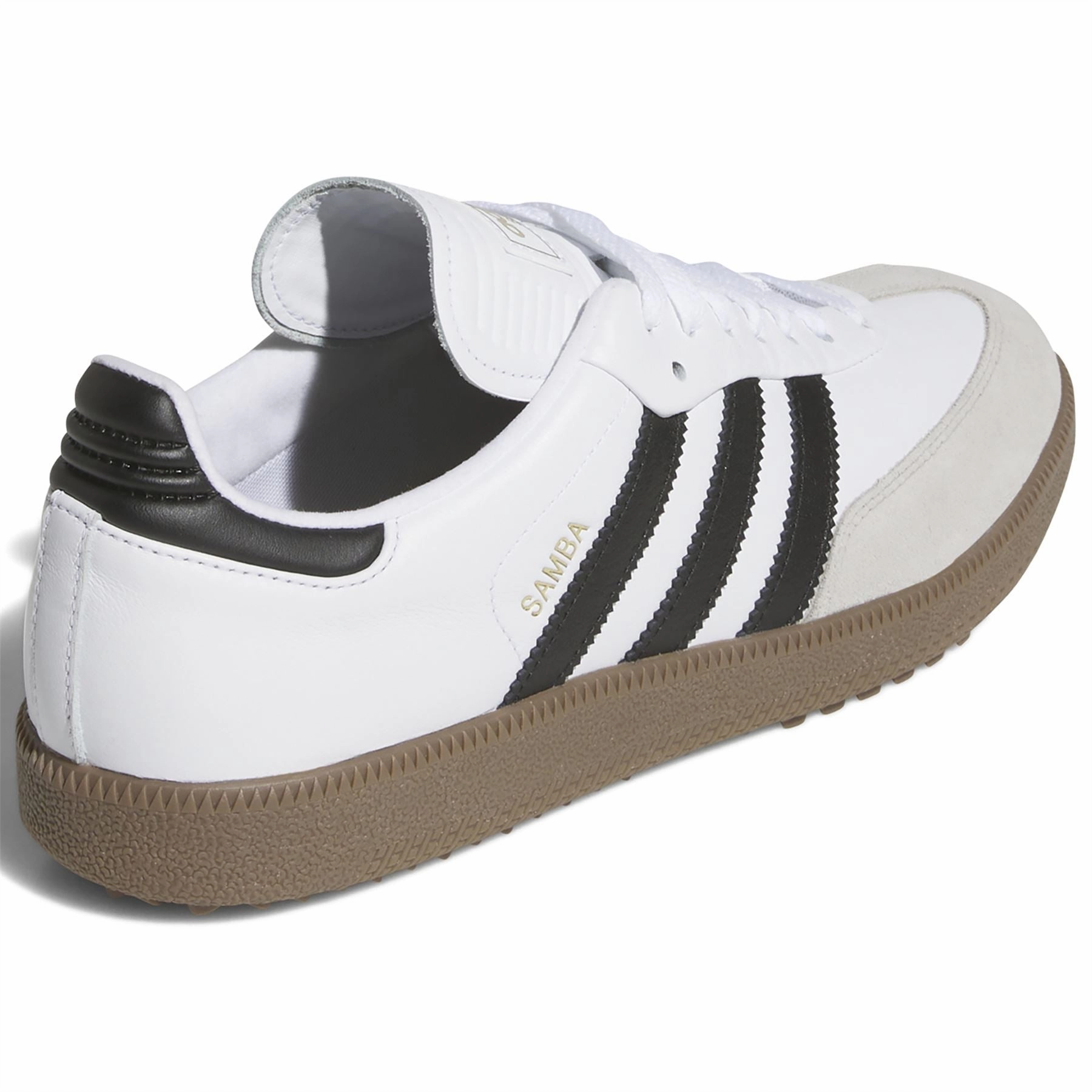 Samba Spikeless Golf Shoes Footwear White/Core Black Adidas Men's Apparel