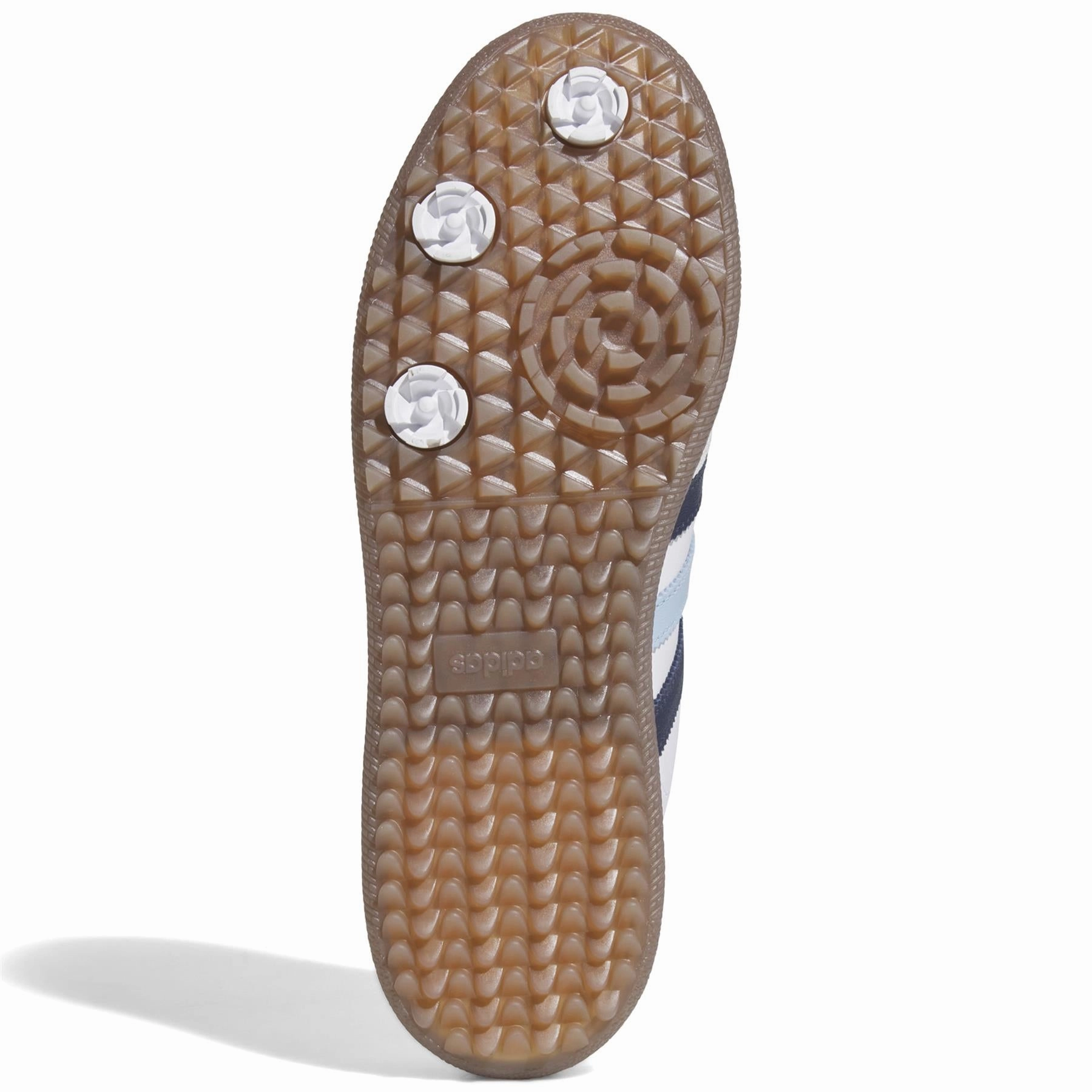 Samba Spikeless Golf Shoes Footwear White/Night Indigo/Clear Sky Adidas Men's Apparel