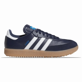 Samba Spikeless Golf Shoes Night Indigo/Footwear White/Bluebird Adidas sportswear for men