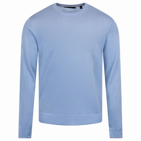 Saratoga Crewneck Delphinium Greyson men's premium golf clothing
