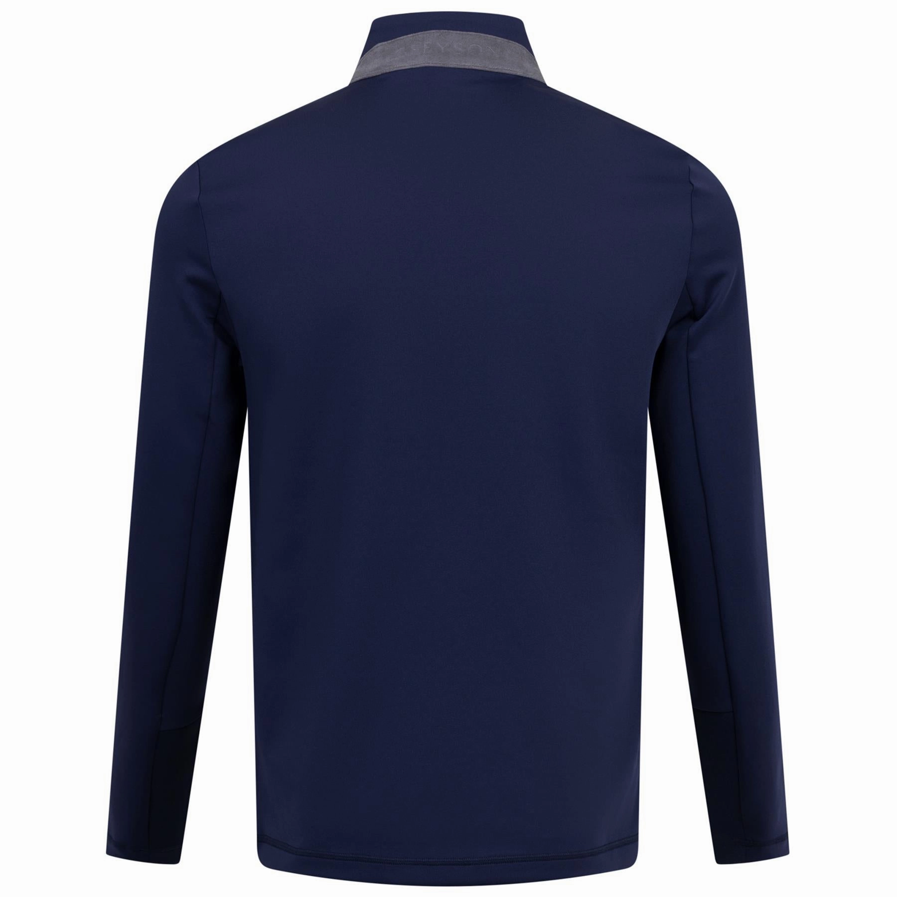 Sequoia Quarter Zip Mid Layer Maltese Blue Greyson Men's Clothing
