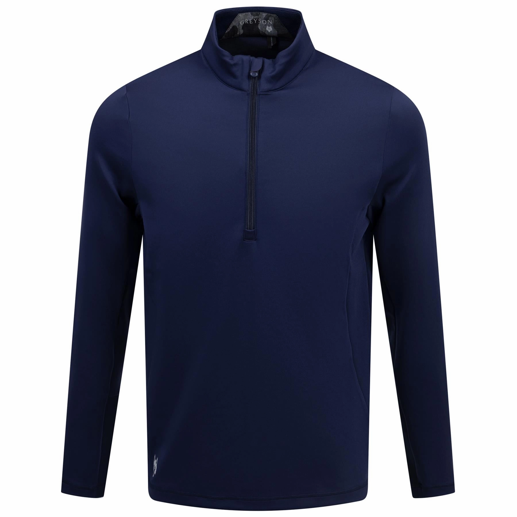 Sequoia Quarter Zip Mid Layer Maltese Blue Greyson men's premium golf clothing