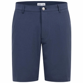 Shackleford Gingham Performance Hybrid Shorts Navy Peter Millar clothing for men