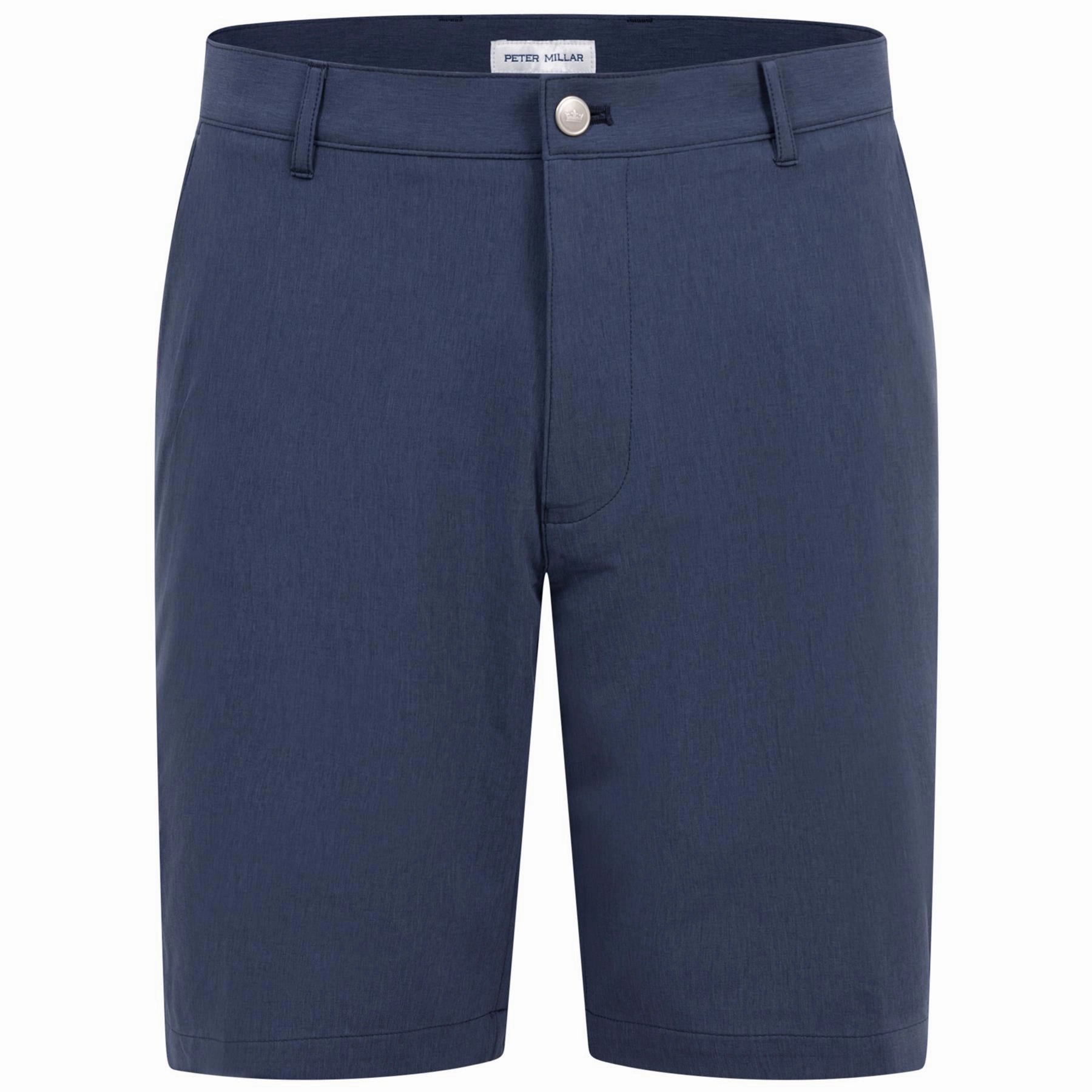 Shackleford Gingham Performance Hybrid Shorts Navy Peter Millar clothing for men