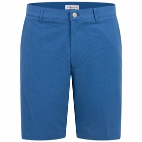 Shackleford Gingham Performance Hybrid Shorts Sailor Blue Peter Millar clothing for men