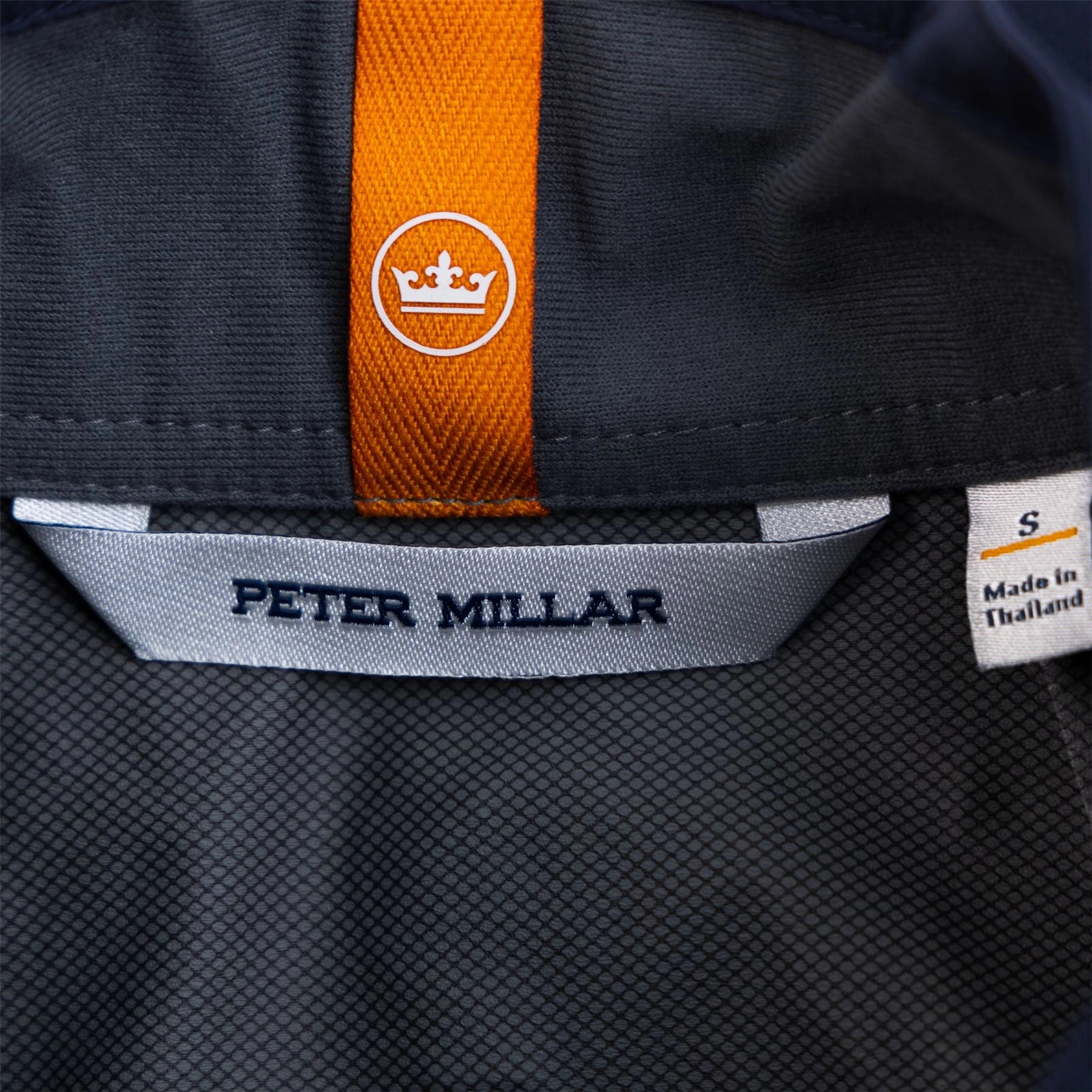Shield Half Zip Rain Shell Classic Fit Waterproof Jacket Navy Peter Millar Menswear Collection