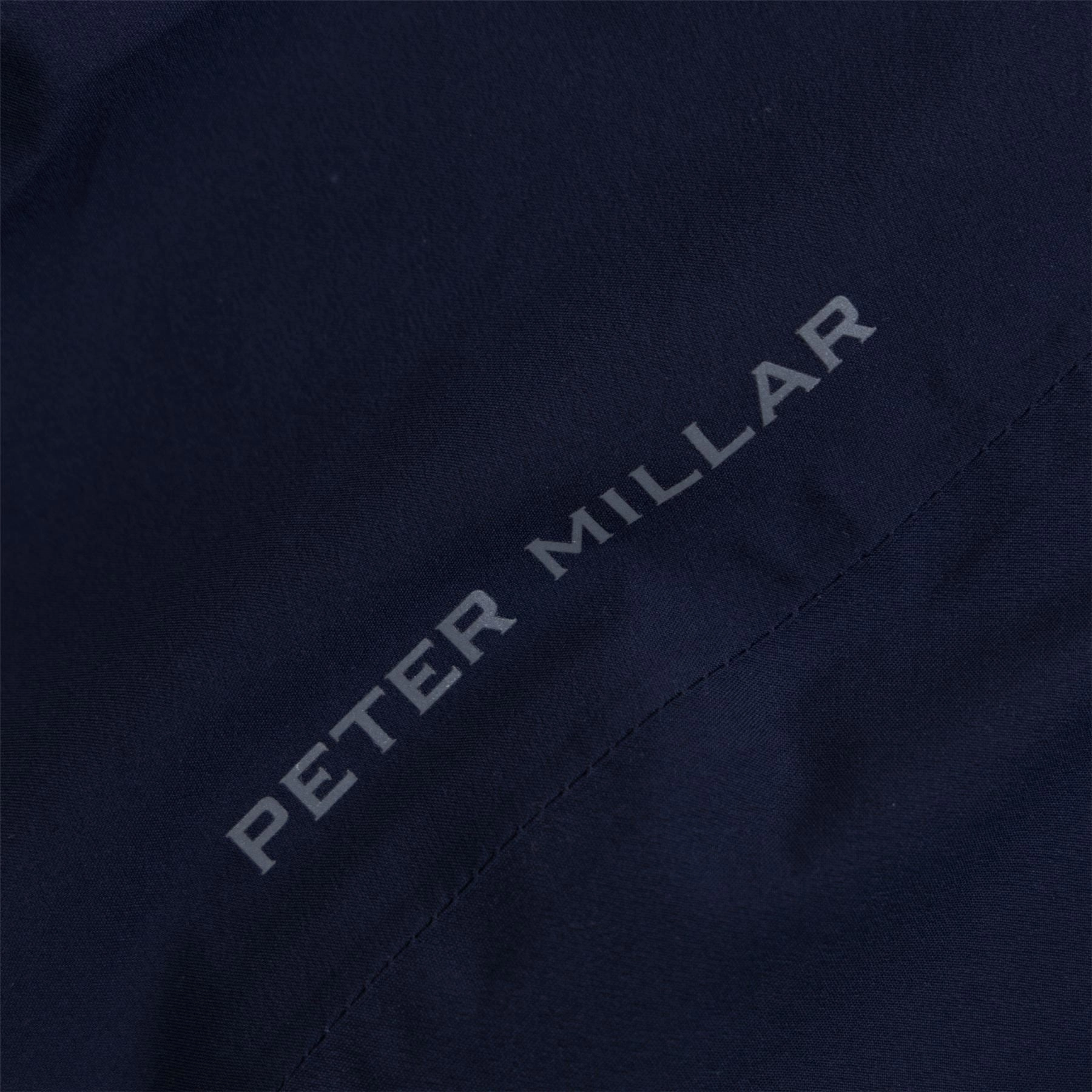Shield Half Zip Rain Shell Classic Fit Waterproof Jacket Navy Peter Millar Menswear Collection
