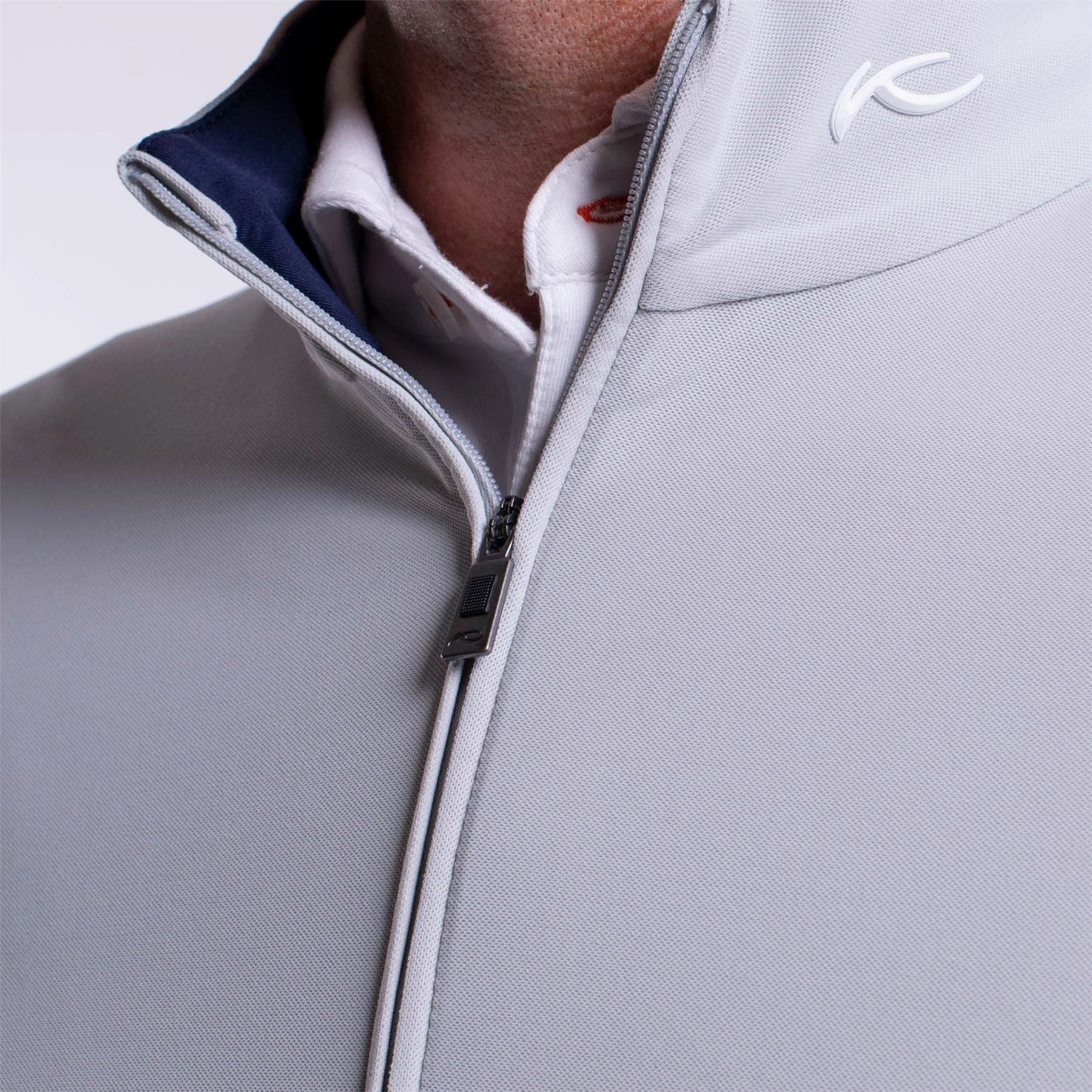 Shift Half Zip Mid Layer Alloy KJUS Men's Performance Clothing