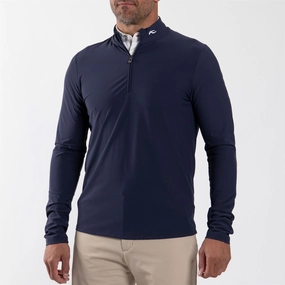 Shift Half Zip Mid Layer Atlanta Blue Kjus men's performance outerwear