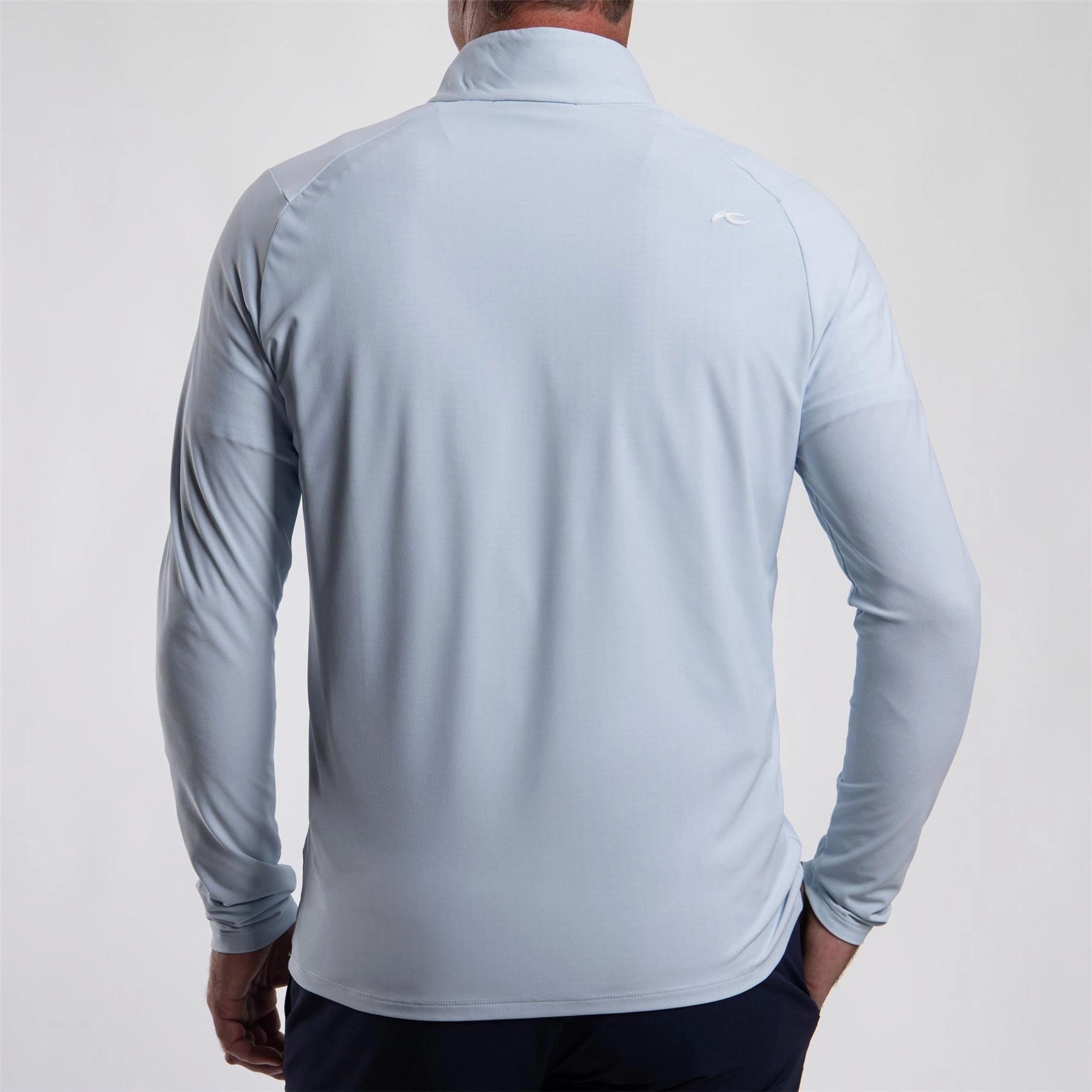 Shift Half Zip Mid Layer Powder Blue KJUS Men's Performance Clothing