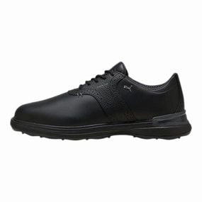 Durable Sneakers Shock Ease Puma Avant Golf Shoes 379428 Classic Lace-Up Trainers Grippy Sole Shoes