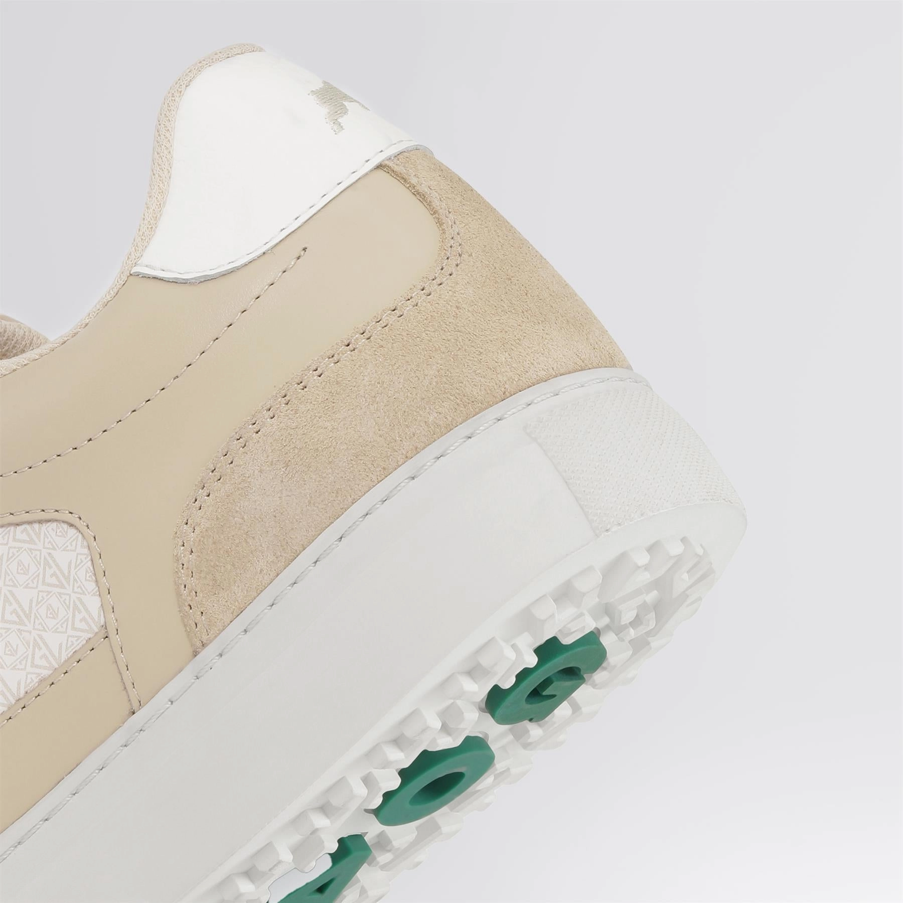 Signature Contour Collection Golf Shoes Beige/White Leather Nike Men's Golf & Sports Shoes