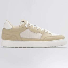 Signature Contour Collection Golf Shoes Beige/White Leather Nike men's golf and sports shoes