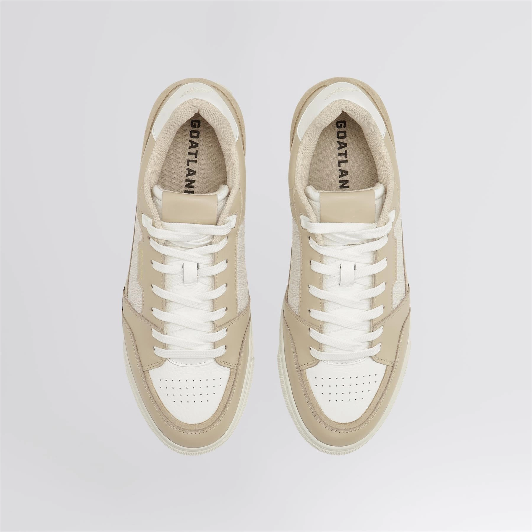 Signature Contour Collection Golf Shoes Beige/White Leather Nike Men's Golf & Sports Shoes