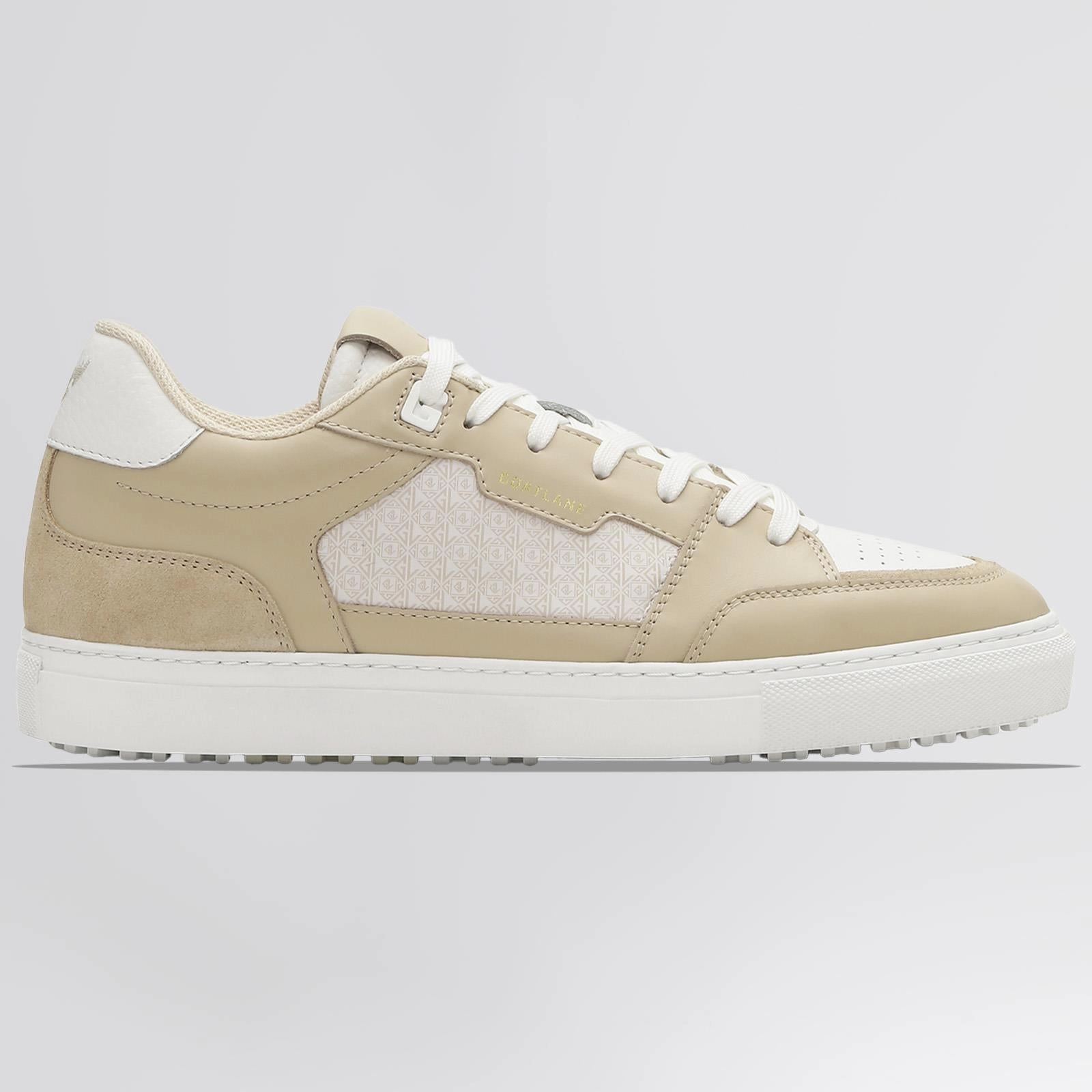 Signature Contour Collection Golf Shoes Beige/White Leather Nike men's golf and sports shoes