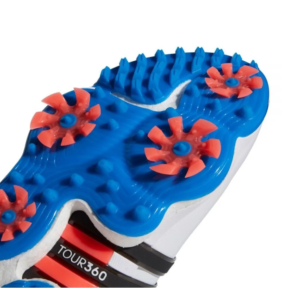 adidas Tour360 22 Golf Shoes GV7244 Breathable Uppers, Padded Collar Shoes