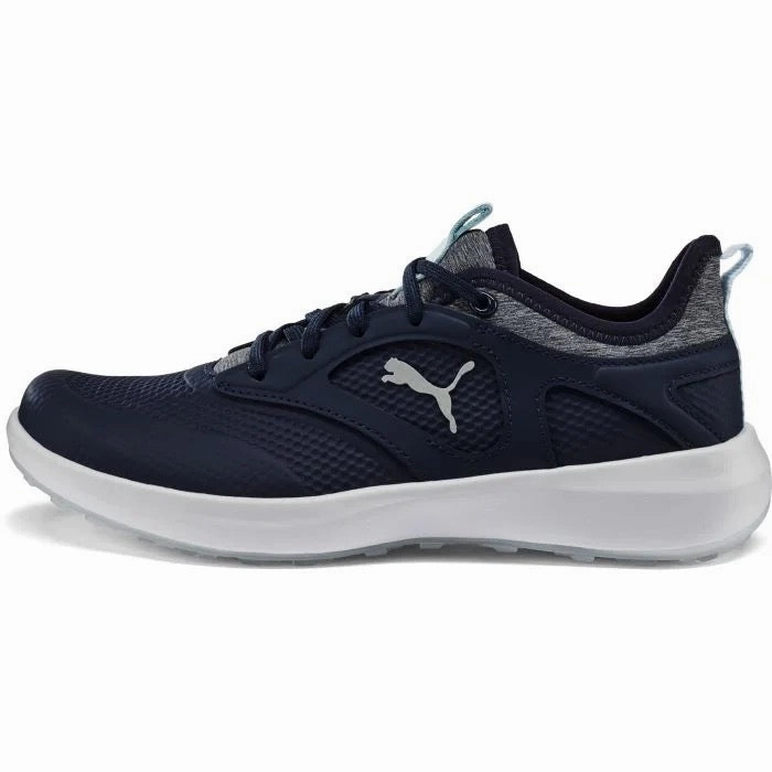 Simple Fit New Women's Puma Navy Ignite Malibu Golf Shoe MSP$110 Bold Steps Motion Control Shoes