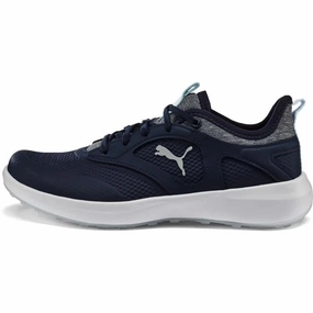 Simple Fit New Women's Puma Navy Ignite Malibu Golf Shoe MSP$110 Bold Steps Motion Control Shoes