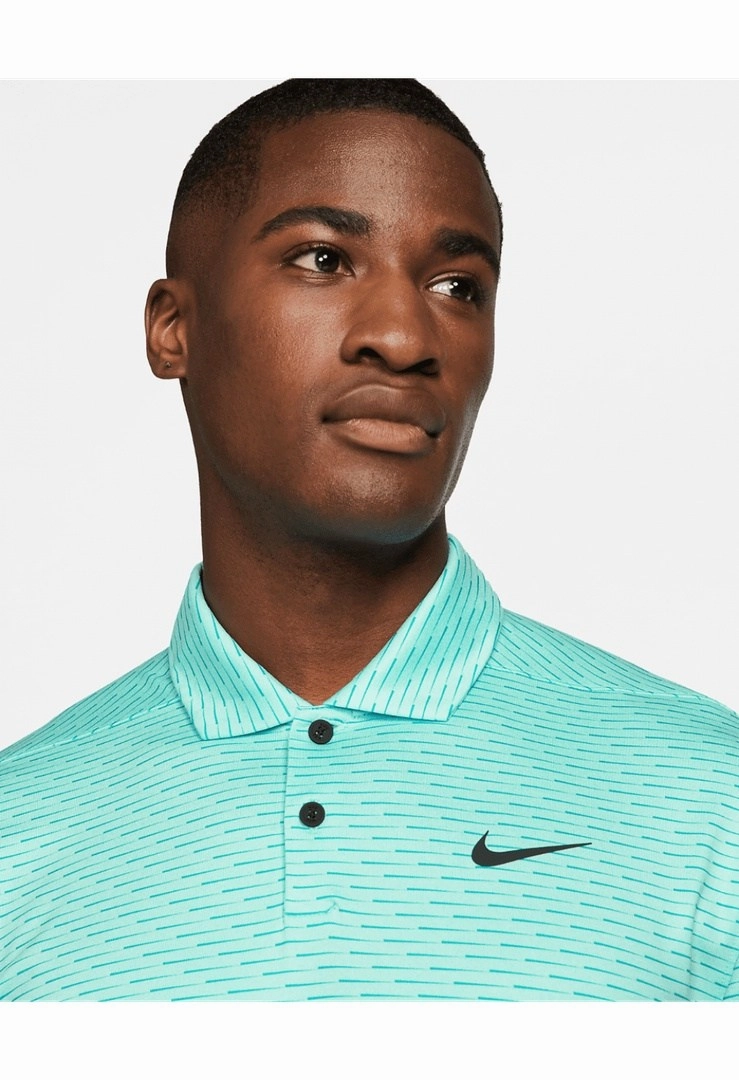 Nike Dry Vapor Striped Golf Polo Shirt CU9798 performance hoodie, trendy outfit, women's pastel clothing