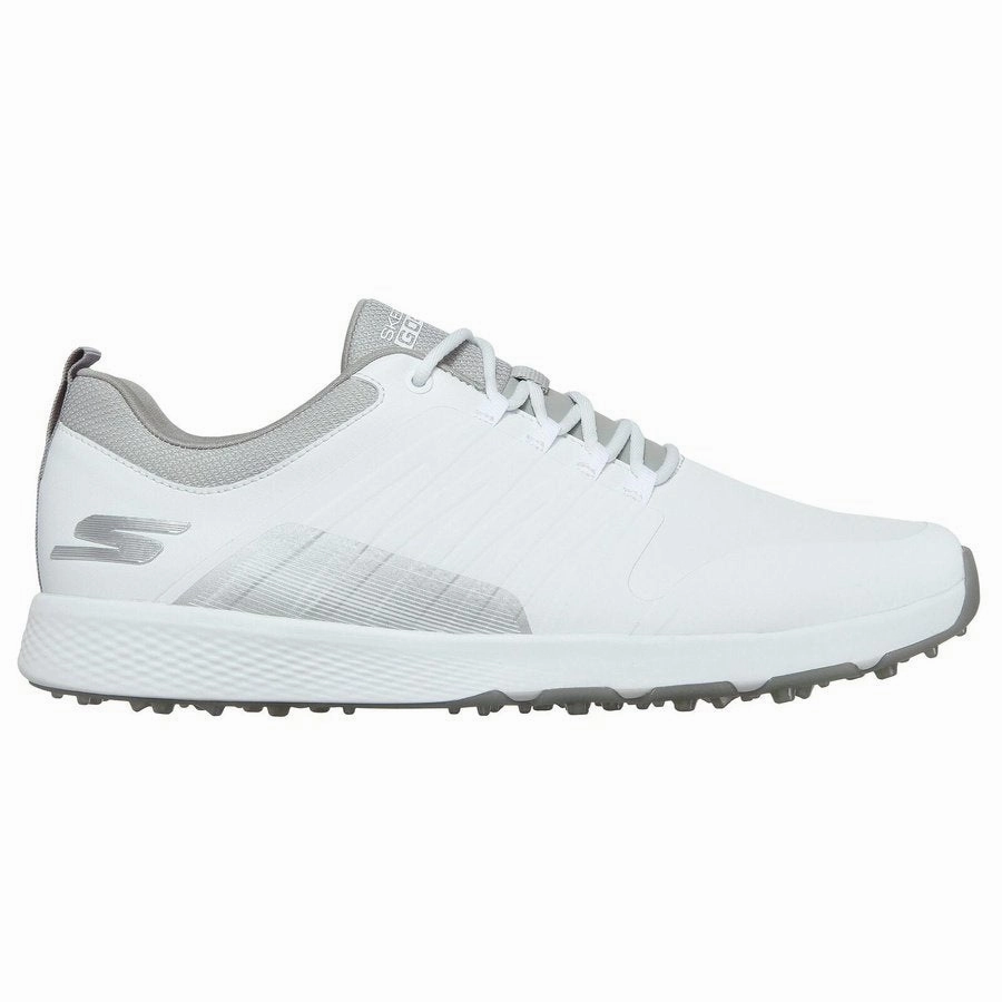 Skechers GO GOLF Elite 4 Victory - White Mens spikeless golf shoes