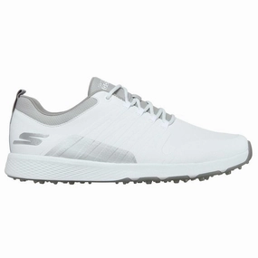 Skechers GO GOLF Elite 4 Victory - White Mens spikeless golf shoes