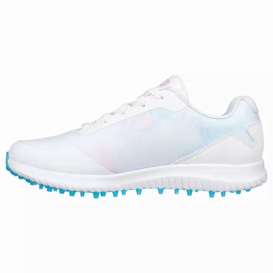 Skechers Ladies Arch Fit GO GOLF Max 2 Splash - White Women's Spikeless Golf Shoes