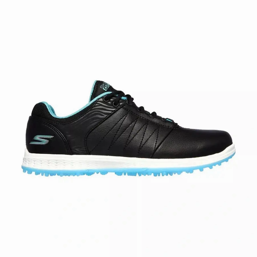 Skechers Ladies GO GOLF Pivot Golf Shoes - Black/Turquoise Women's spikeless golf shoes collection
