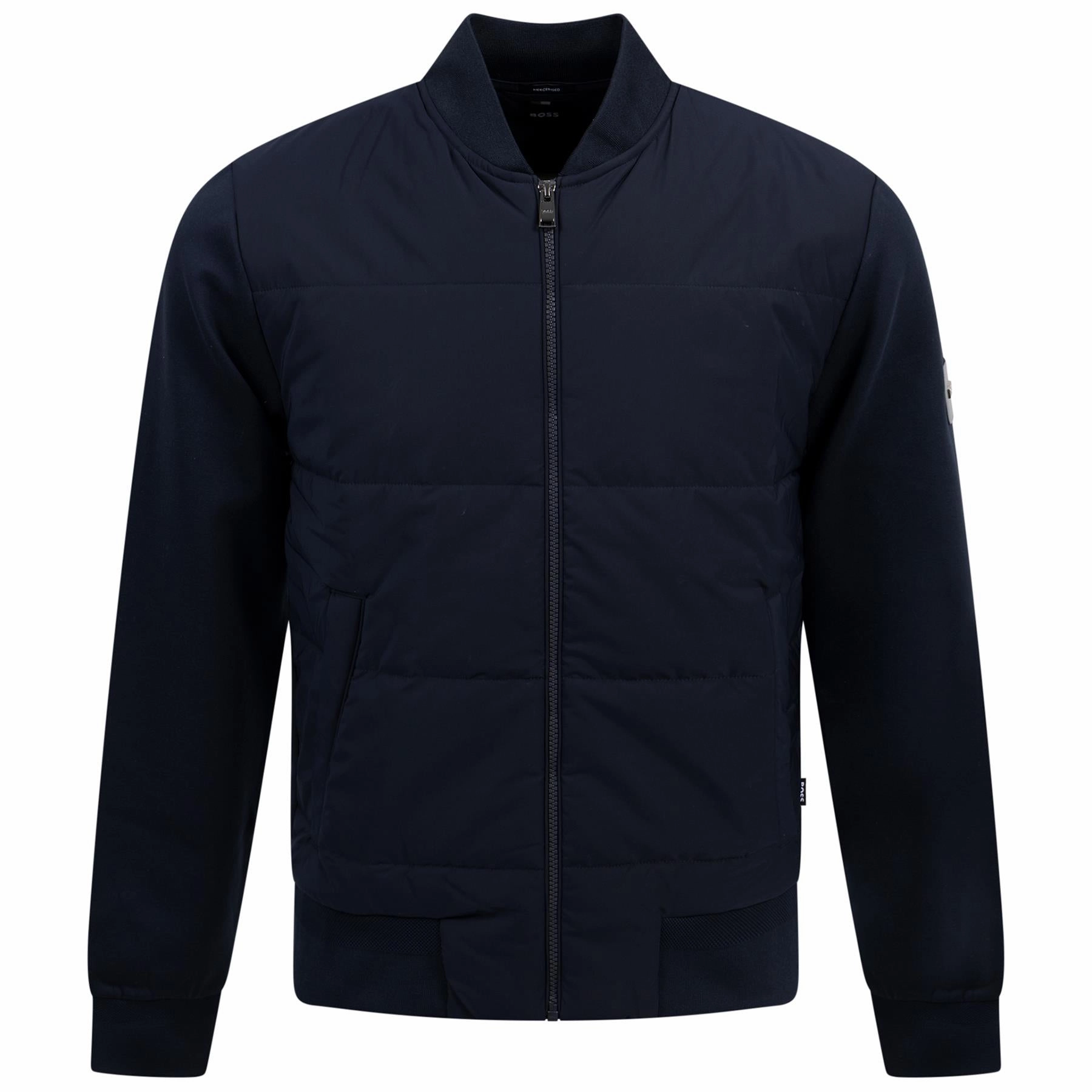Skiles Full Zip Jacket Dark Blue Boss men's fashion and office attire