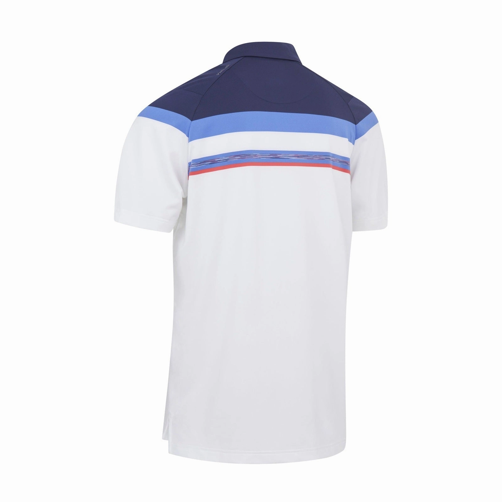 junior fashion outfit, women's polo top, soft texture clothing Callaway Space Dye Block Golf Shirt CGKSC0C5