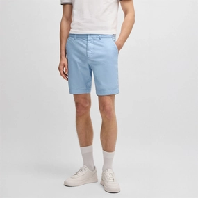 Slice Shorts 1 Light Blue Boss men's fashion and office attire