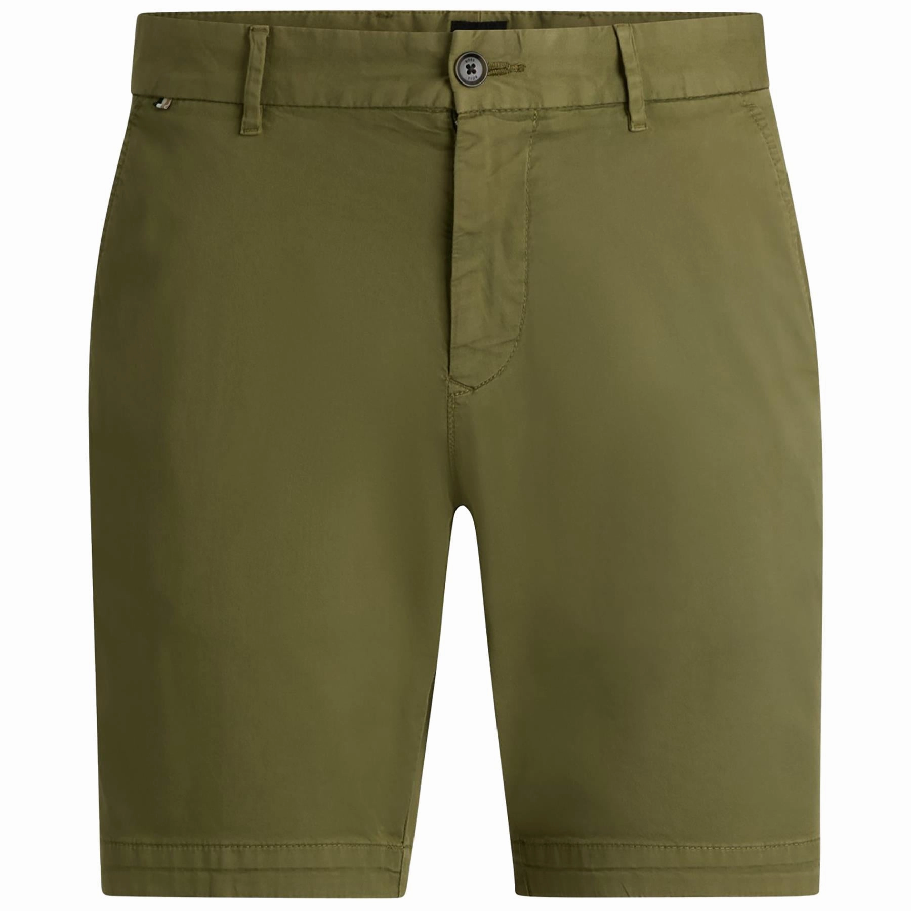 Slice Shorts 1 Medium Green Boss men's fashion and office attire