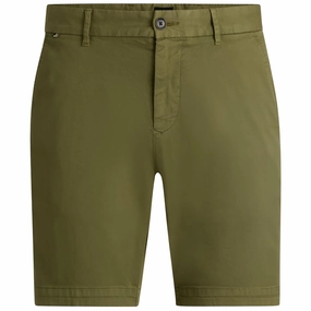 Slice Shorts 1 Medium Green Boss men's fashion and office attire