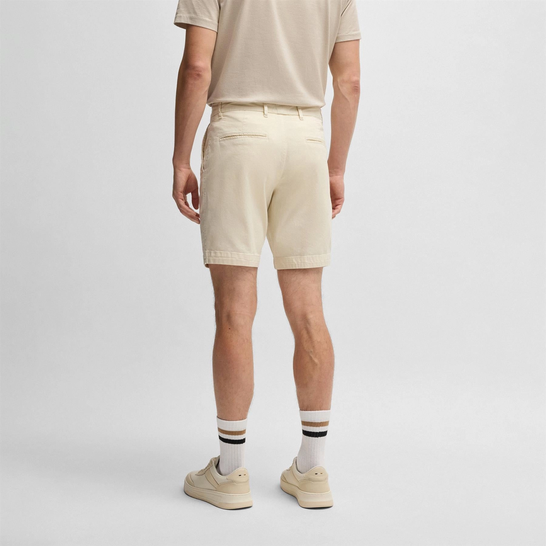Slice Shorts 1 Open White Boss Men's Fashion