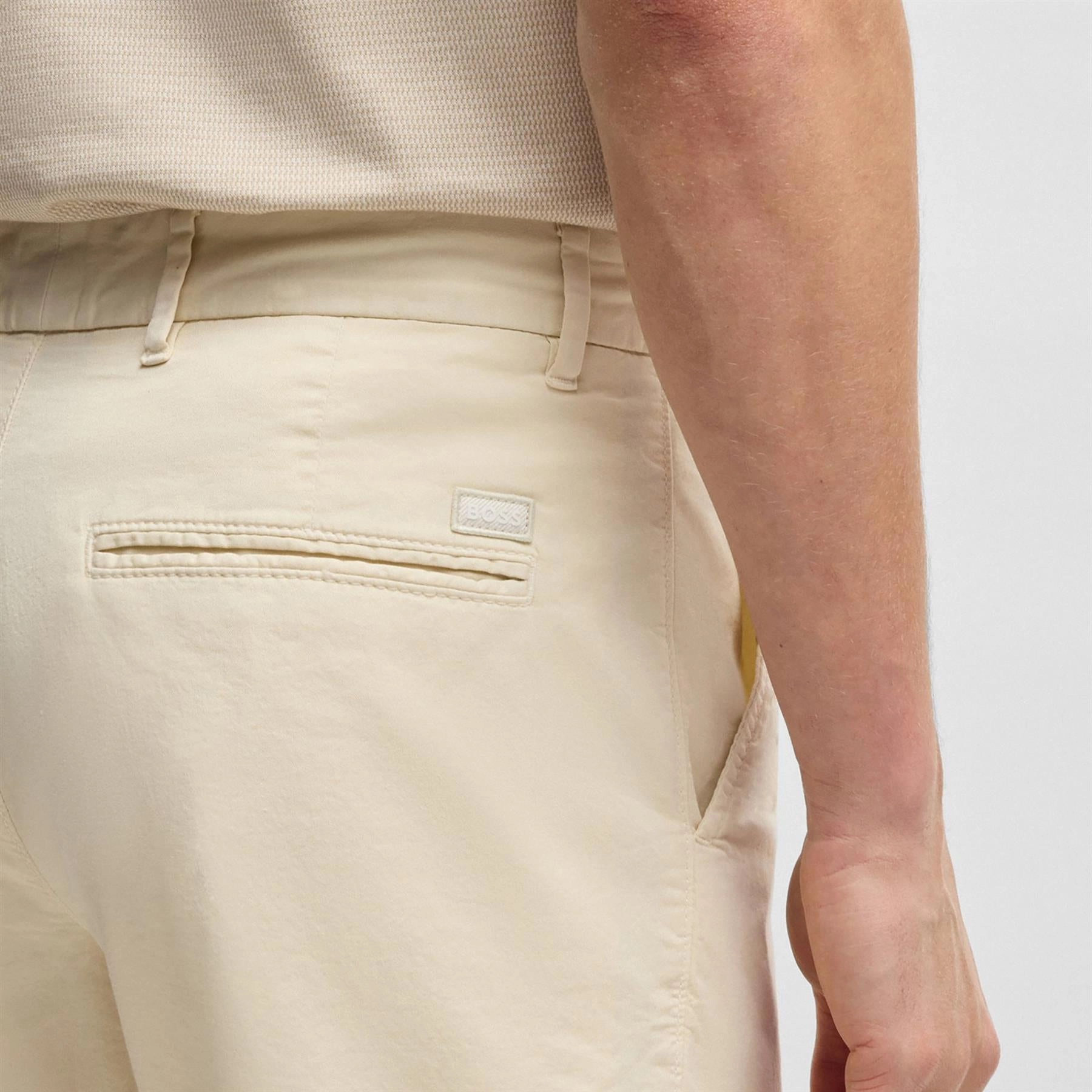Slice Shorts 1 Open White Boss Men's Fashion