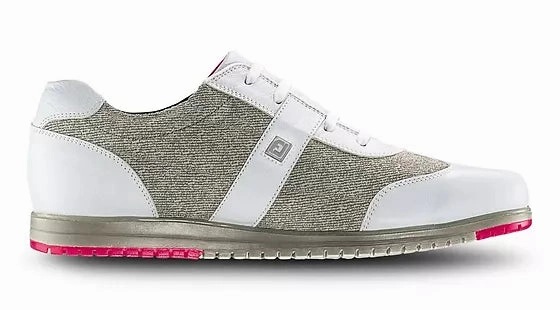 Wide Fit Shoes Slip-On Comfort Shoes New Footjoy Casual Collection In Gray/White/Pink Size 7.5  MSP$135 Comfort Casual Trainers