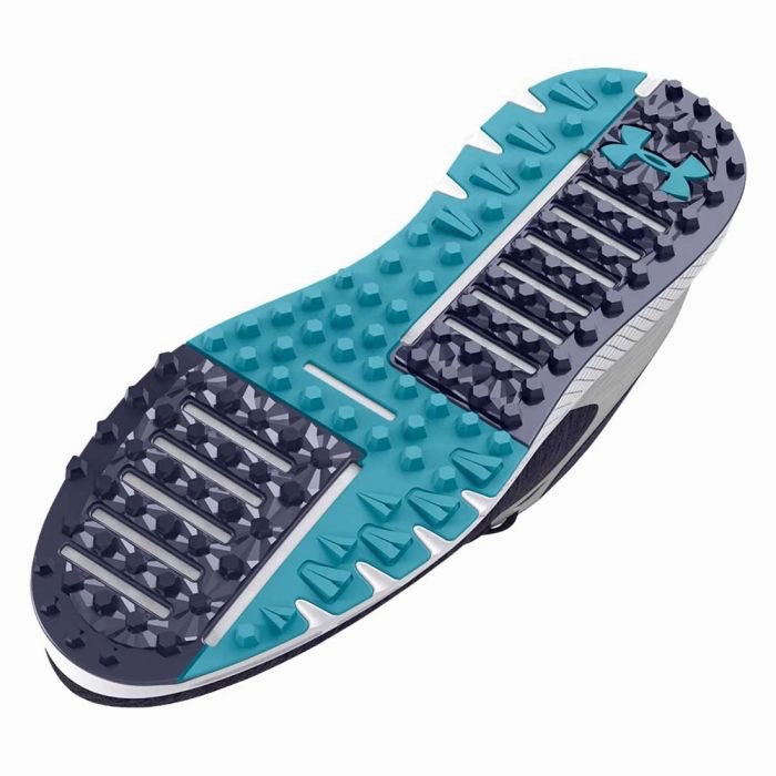 New Under Armour UA Charged Breathe 2 Knit SL Navy  MSP$100 Street Style Sneakers, On-Feet Lifestyle Shot, Shock-Absorbing Shoes