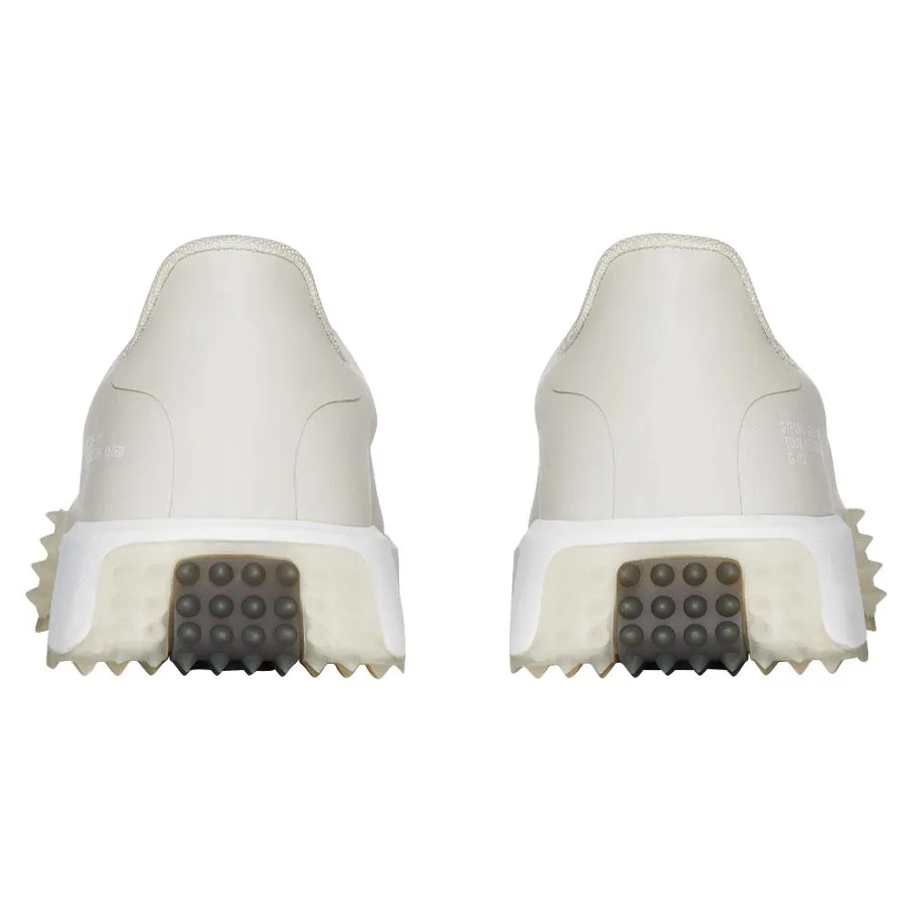 Gfore G.112 P.U Leather Spikeless Golf Shoes Stone - FA23 Men Lace-Up Shoes, Stylish Sneakers On White, Shoes On Plain Background