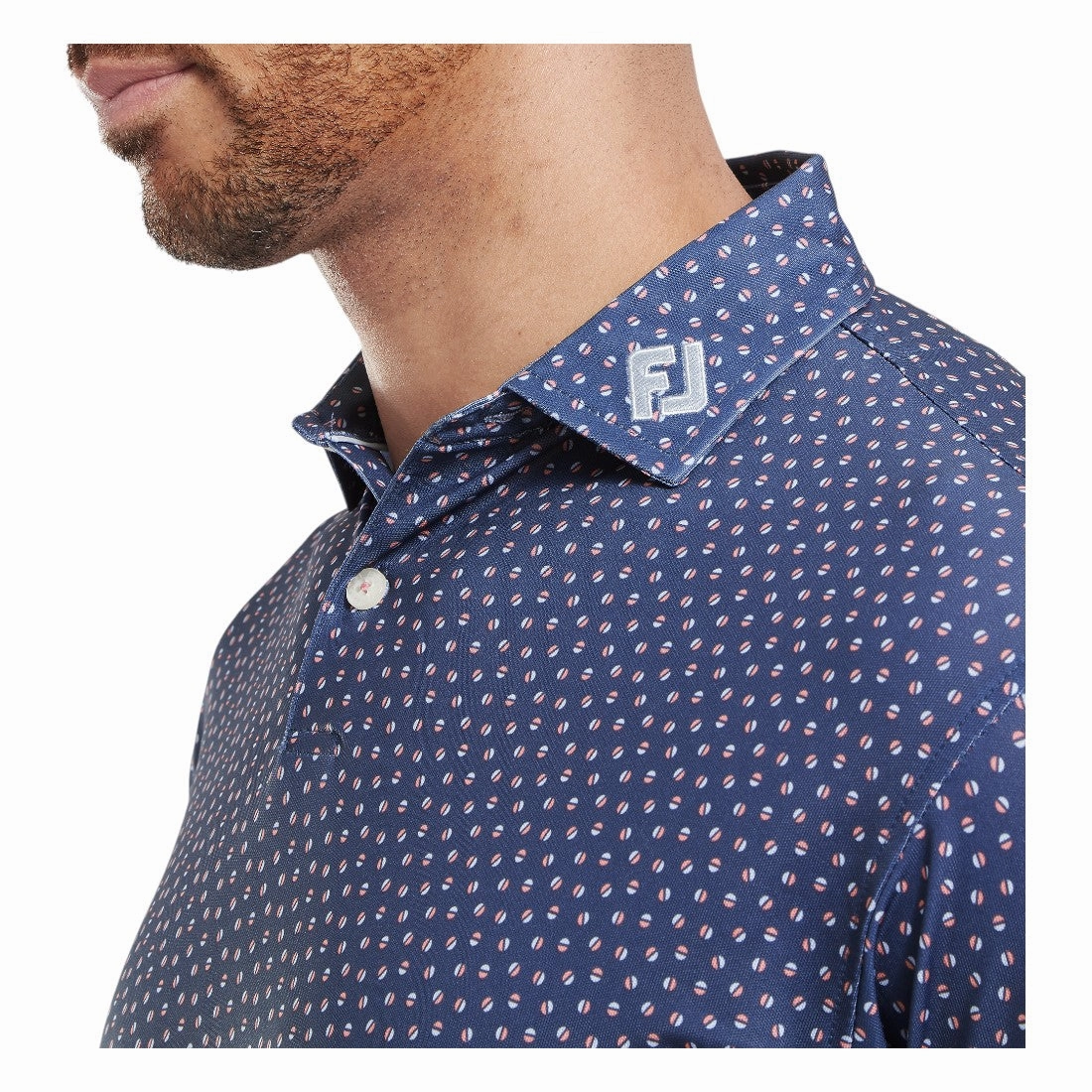 women's waterproof jacket FootJoy Bounce Print Pique Golf Polo Shirt 34036