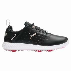 Smooth Slip-On Trainers New Women's Puma Black Ignite Blaze Golf Shoes Size 8 MSP$110 Athletic Fit Classic Athletic Look, Hybrid Lifestyle Sneakers