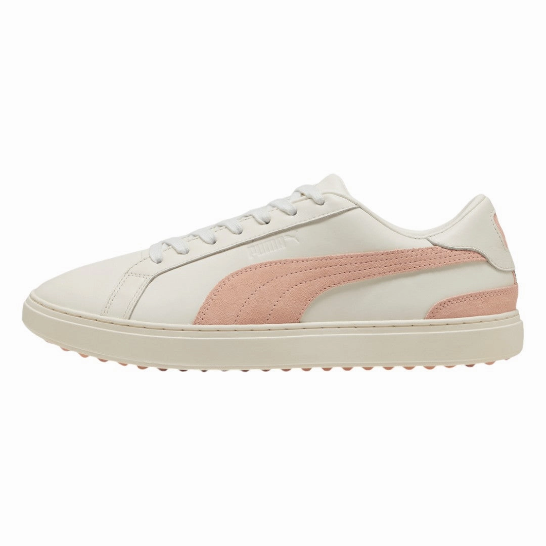 Flexible Sole Shoes, Stretchable Shoes, On-Feet Lifestyle Shot Puma Peaches Edition Classic Golf Shoes 311285