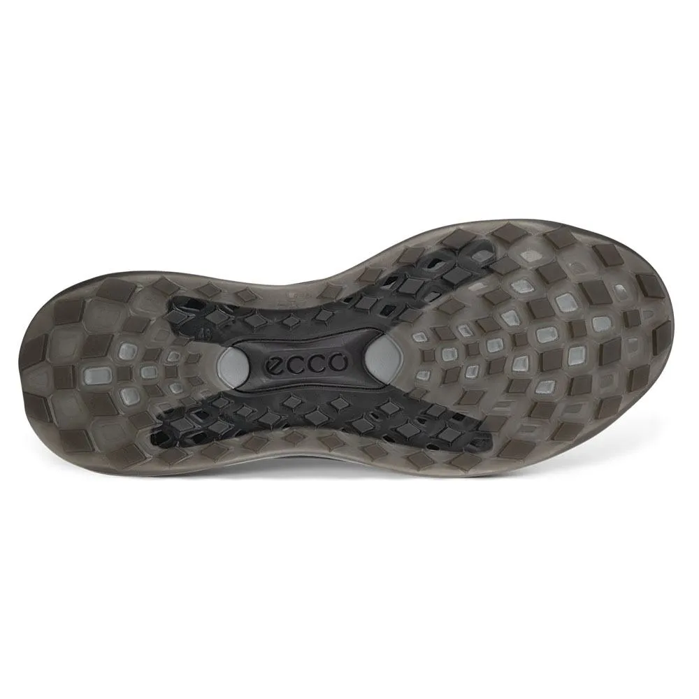 Shock-Absorbing Shoes ECCO LT1 Spikeless Golf Shoes Black - FW24 Men Smooth Finish Shoes