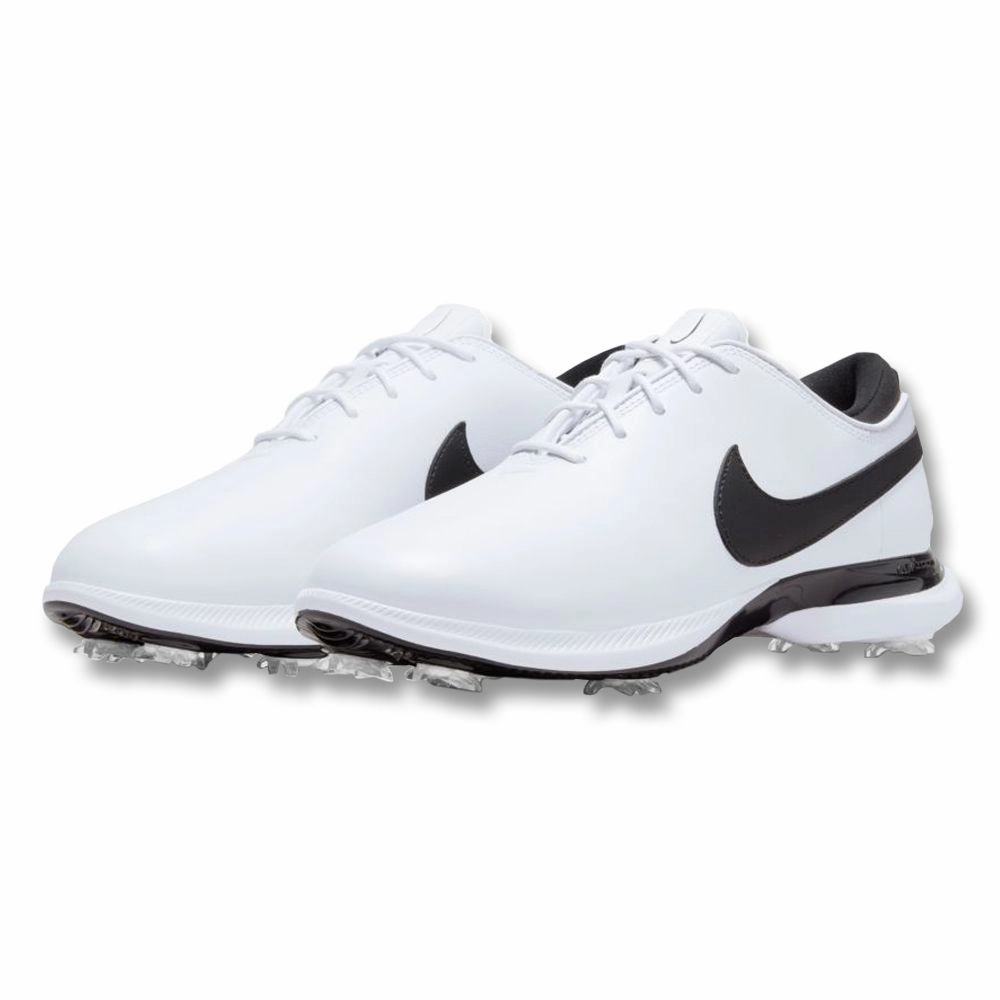 Molded Footbed Shoes Nike Air Zoom Victory Tour 2 Golf Shoes White/Black/White - SP22 Unisex Athleisure Shoes