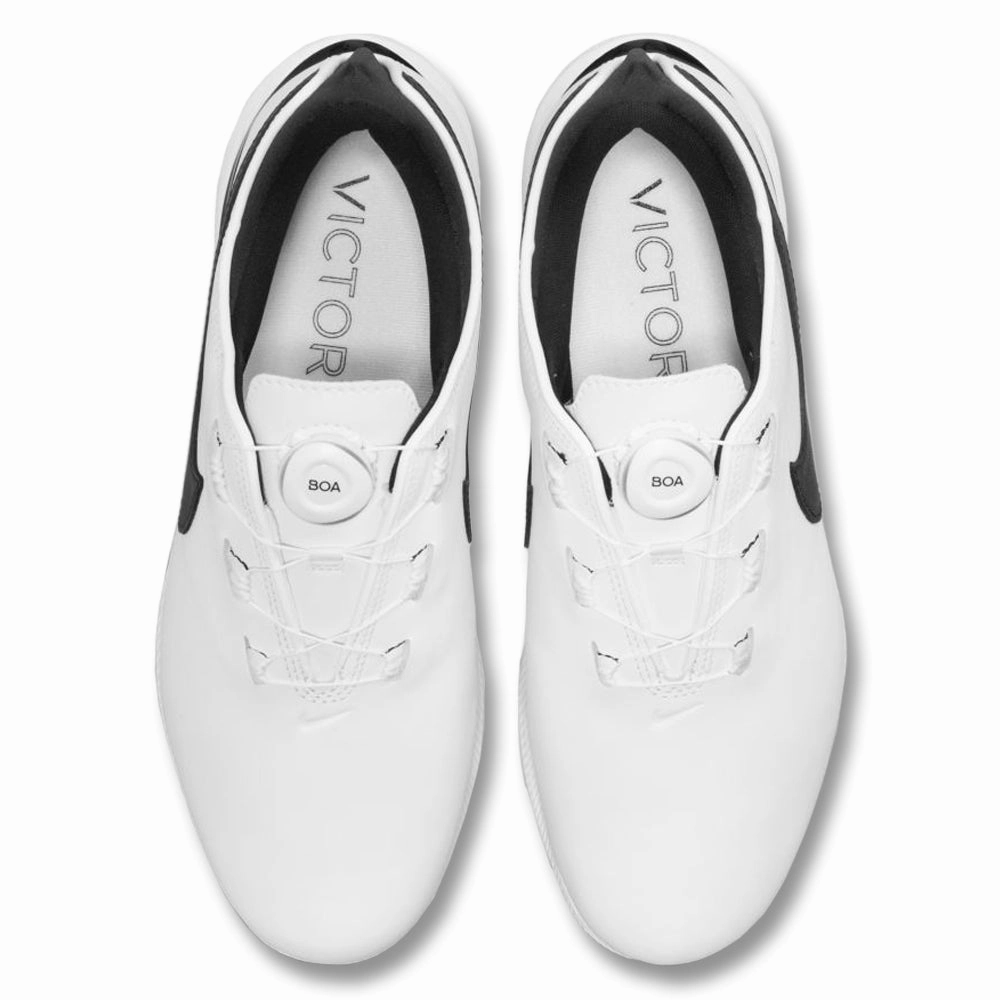 High Top Sneakers Nike Air Zoom Victory Tour 2 BOA Golf Shoes White/Black/White - SP22 Unisex Memory Foam Shoes