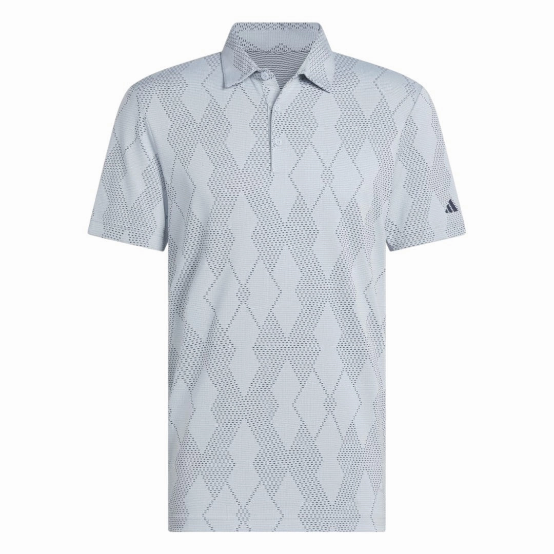 men's stylish shorts, quilted outerwear Soft Touch Layer adidas Ultimate365 Micro Texture Golf Polo Shirt JI6446 Brushed Fleece