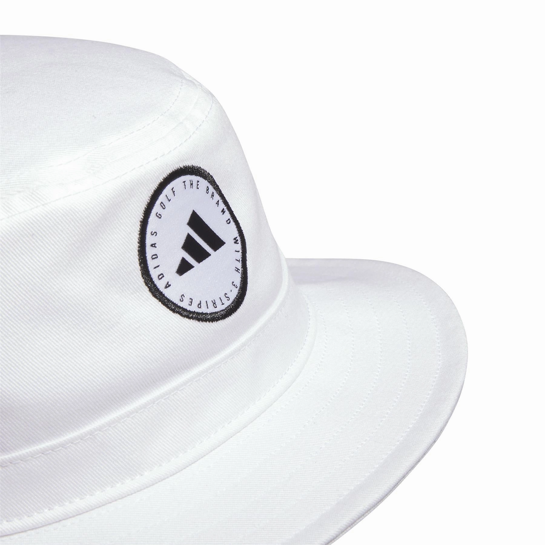 Solid Cotton Bucket Hat White Adidas Men's Sportswear