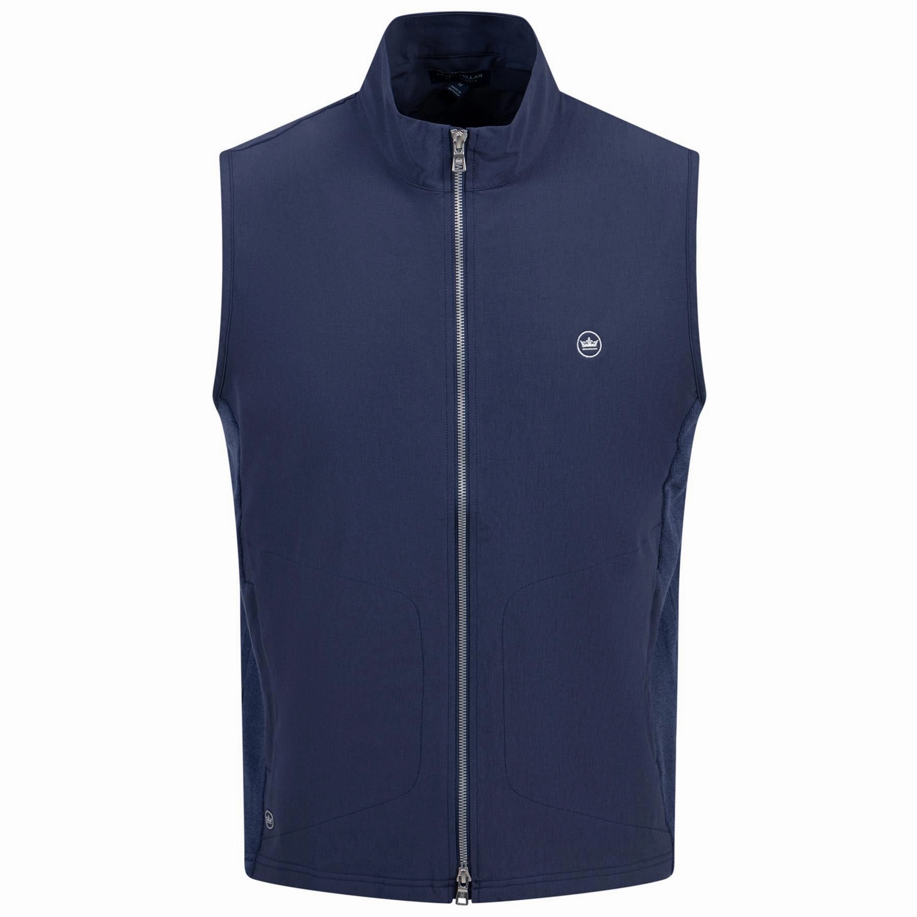 Solstice Performance Hybrid Full Zip Gilet Navy Peter Millar clothing for men