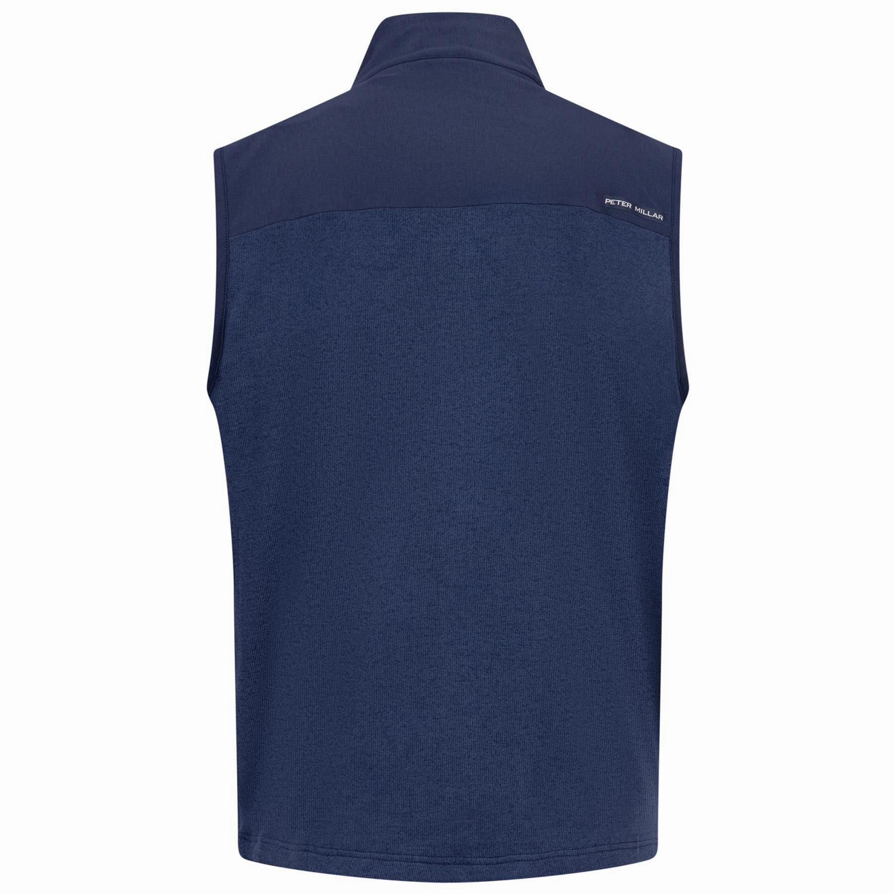 Solstice Performance Hybrid Full Zip Gilet Navy Peter Millar Menswear Collection