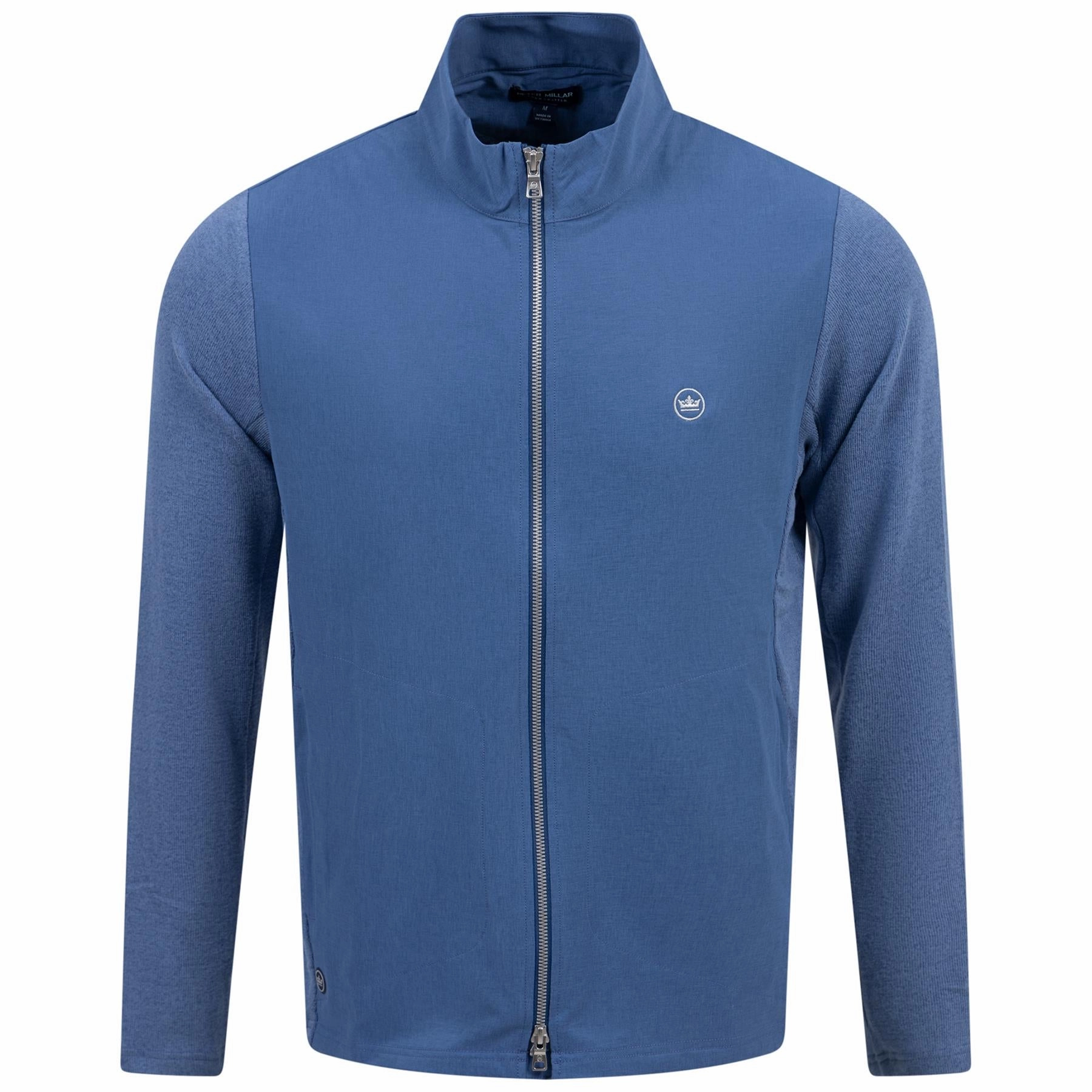 Solstice Performance Hybrid Full Zip Jacket Ocean Blue Peter Millar clothing for men
