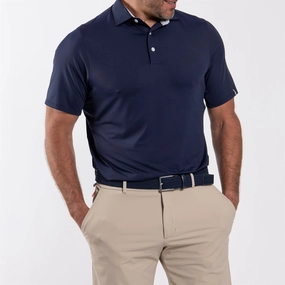 Soren Solid Polo Atlanta Blue Kjus men's performance outerwear