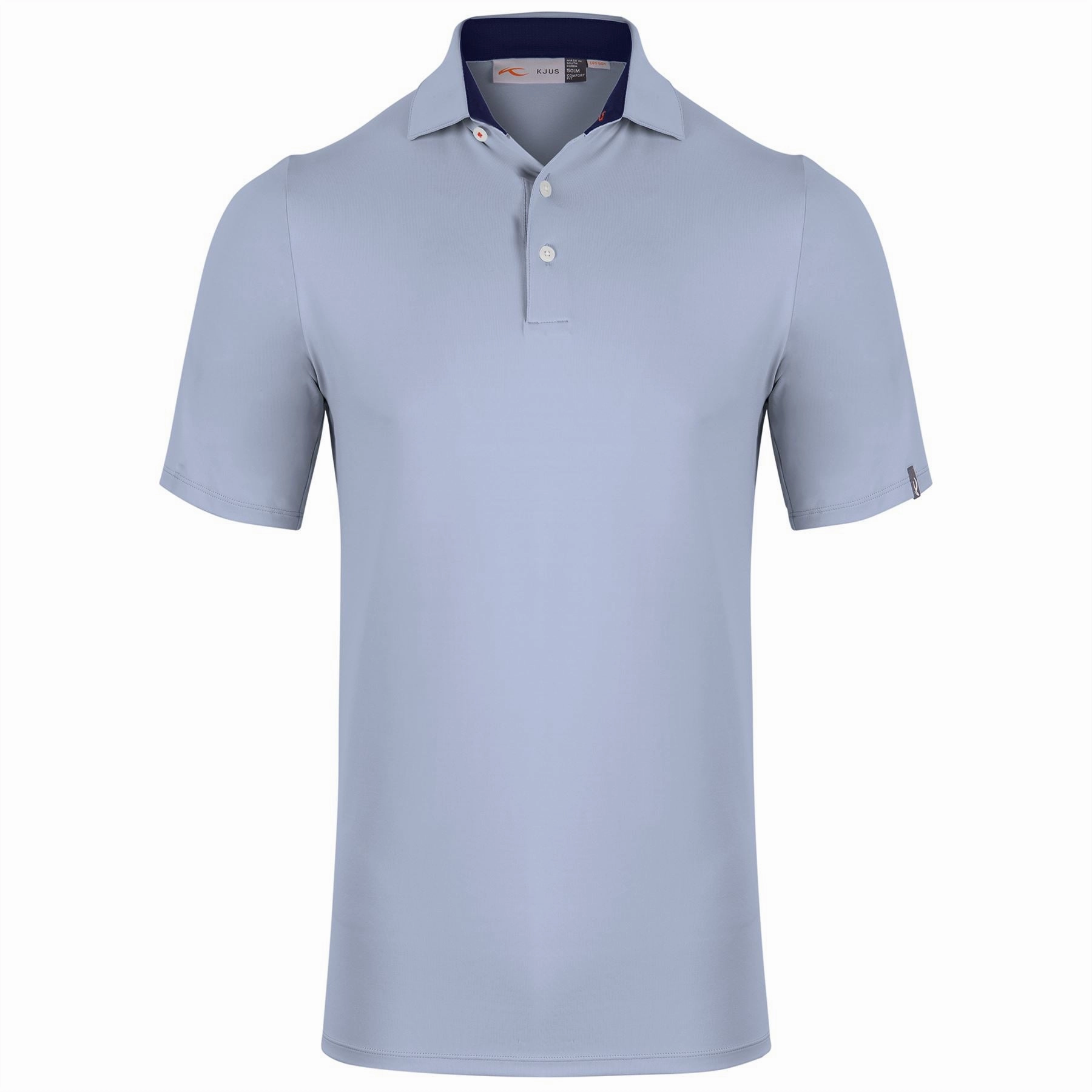 Soren Solid Polo Powder Blue KJUS Men's Performance Clothing